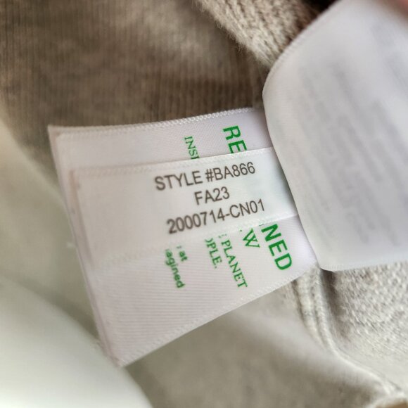 J. Crew Factory Chelsea Sweater Blazer 100% Cotton Light Grey Size Medium - Picture 6 of 7